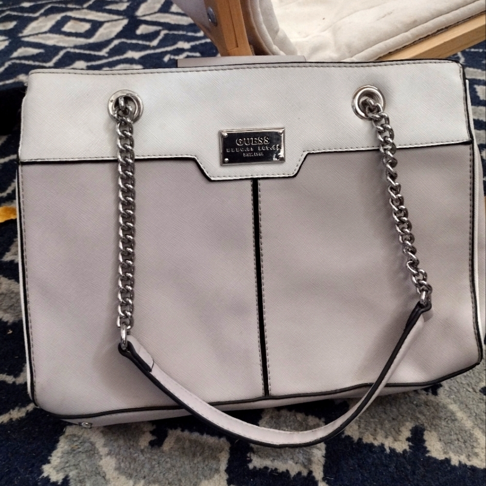 Guess cream purse